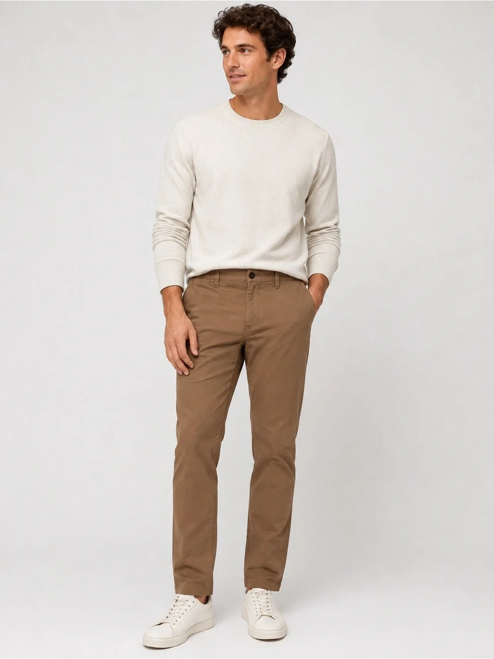 J.Crew Men’s Brown Khaki Chino Pants Straight Leg Casual Workwear size 8